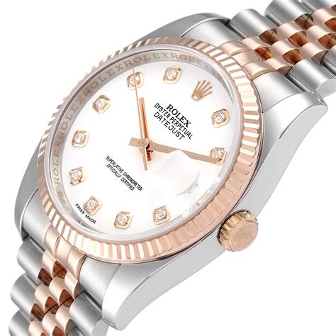 rolex datejust rose gold diamond|rolex datejust full diamond price.